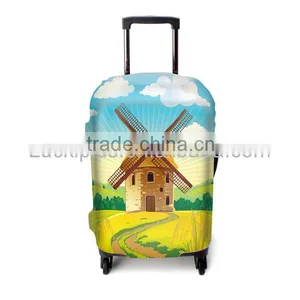 Luckiplus Wholesale Protective Cute Spandex Luggage Cover Luggage Trolley Case Cover,waterproof Luggage Cover thumbnail-5
