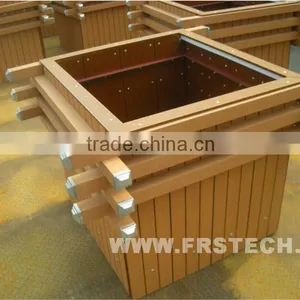 Simple Wpc Colorful Outdoor Plant Pots Wholesale thumbnail-1