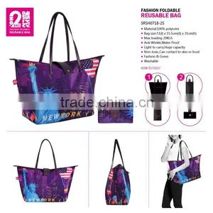 Shopper Bag Nylon Shopping Bag Folding Nylon Bag thumbnail-1