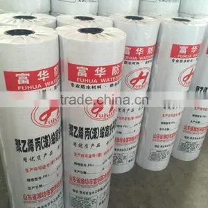 Black Polythene Waterproof Membrane Laminated With Polypropylene Non-woven thumbnail-4