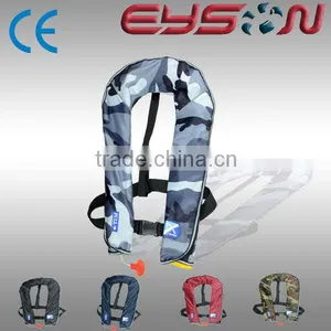 Grey Camouflage Auto Inflatable Life Jacket With CE Approved thumbnail-1