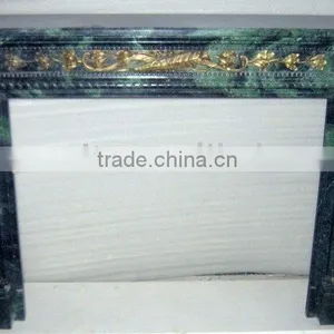 Marble Fireplace Integrate With Bronze thumbnail-1