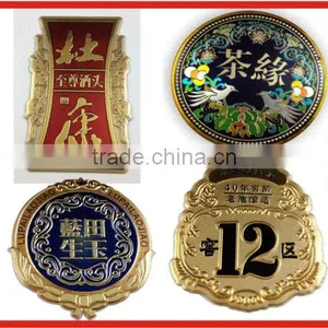 Hot Selling Cheap Custom Adhesive Printing Metal Personalized Wine Label thumbnail-5