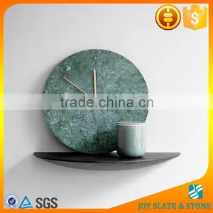 Green Marble Wall Clock/stone Watch Craft thumbnail-1