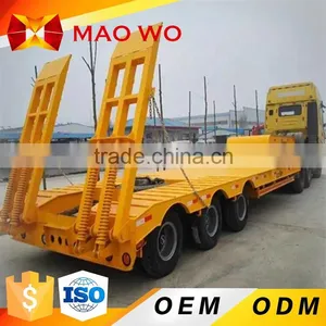 3 Axle 40ft 53ft Container Flatbed Trailer for Sale Quality Choice thumbnail-3