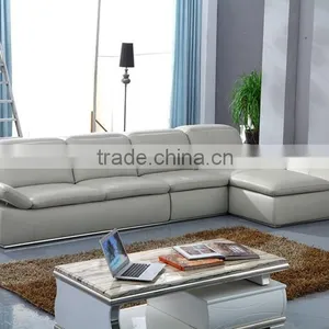 Hot Sale Modern Leather Sofa With Movable Armrest thumbnail-1