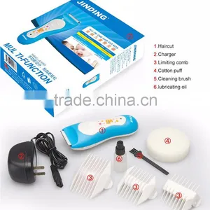 JINDING Electric Baby Kids Hair Clipper Ceramic Blade Rechargeable Shaver Trimmer Children Hair Cutting Machine thumbnail-3