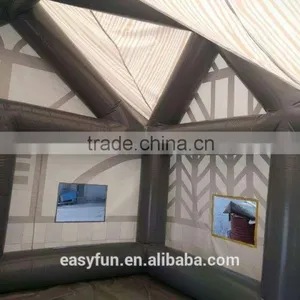 2016 New Design British Style Portable Inflatable House Bar Tent, Large Inflatable Beer Tent/inflatable Party Pub thumbnail-4