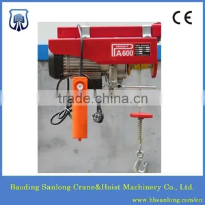 Double Hook 1 Ton PA Mini Electric Hoist thumbnail-1