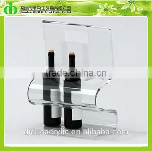 DDW-S028 Trade Assurance Shenzhen Factory Wholesale Plexiglass Wine Display Rack thumbnail-2