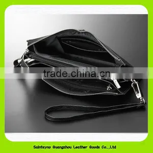 15714 Brand RFID Wallet Real Leather RFID Blocking Travel Wallet Men thumbnail-4