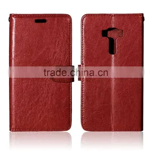 Luxury PU Leather Wallet Flip Stand Pouch Cover Skin Phone Case For Asus Zenfone 3 ZE552KL thumbnail-2