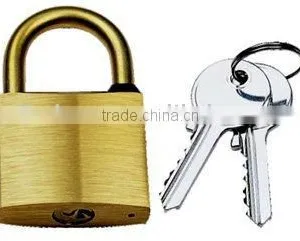 340 Series Brass Shackle Brass Padlock (thick Type) thumbnail-1