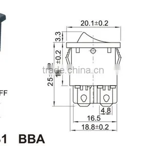 Boat Switch,rocker Switch Mini Switch On-off Switch,electronic Power Rocker Switch thumbnail-3