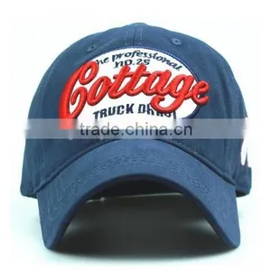 Custom Design Plain Embroidery Cotton 6 Panel Custom Baseball Cap thumbnail-4