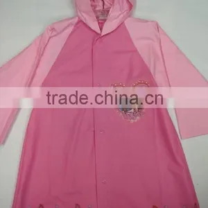 Yellow 100%waterproof Pvc Raincoat - Buy Pvc Raincoat,Teenage Raincoats,Yellow Fashion Pvc Raincoat thumbnail-3