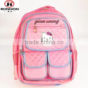 3D Cartoon Characters Multi-compartments Kids Hello Kittly Series School Bag thumbnail-3