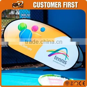 Promotional Steel Frame Custom Logo Printed Bean Banner thumbnail-1
