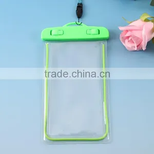 Plastic Pvc Waterproof Bag for Mobile Phone With String / Waterproof Beach Bag With Zipper thumbnail-2