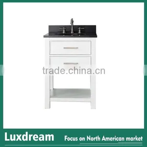 White Floor Standing Bathroom Vanity Series for USA Market thumbnail-2