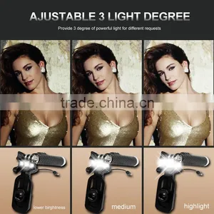 Hot Mini Flower Design Selfie Stick Monopod With Flash Light Led Flash Fill-in Light Cable Wired Selfie Stick thumbnail-4