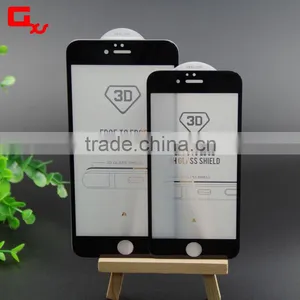 For Iphone 6s Plus Tempered Glass 3D Full Cover Curved Glass 9H Hardness Explosionproof Anti-Shock Screen Protector thumbnail-1