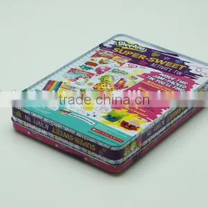 Colorful Postcard Tin Box Made in China thumbnail-2