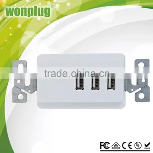 Wonplug Wiring Device3 Port USB Wall Plate Charger thumbnail-2