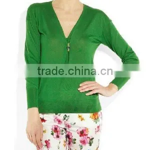 Ladies 12GG Print Sweater thumbnail-1
