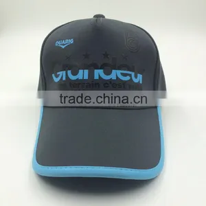 Cutomized Rubber Print Black 5 Panel Baseball Sports Cap thumbnail-4