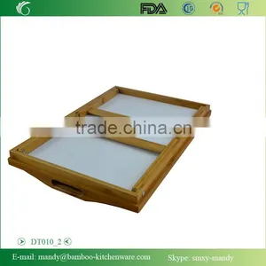 DT010 Bamboo Breakfast Desk With Foldable Legs, Breakfast Tray thumbnail-3