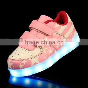 2016 The Latest Child LED Flashing Lights Shoe Buckle Strap Shoe LED Shoes thumbnail-6