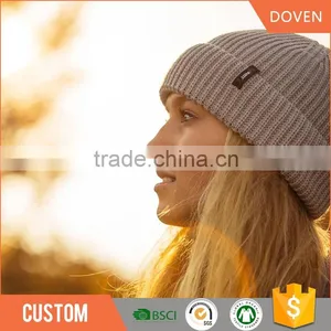Crocheted Knitted Factory Custom Winter Hats Beanie Hats thumbnail-6