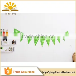 Hot Sale Party Banner Colorful Dot String Flag Cheap Party Pennant Decorations thumbnail-2