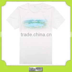 100 Cotton 160 Gsm Best Quality t Shirt Screen Printing White Tshirt Manufacturer thumbnail-1