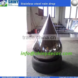 Inox304 Stainless Steel Raindrop Sculpture thumbnail-1