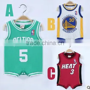 New Infant Clothing Thin Sport Ball Cotton Baby Jordan Coverall Baby Clothes thumbnail-2