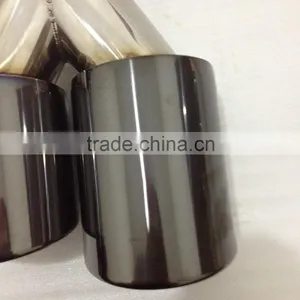 Most Popular Black Titanium Coated Universal Exhaust Tips/muffler Pipes thumbnail-6