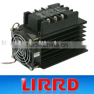 Triple Phase Solid State Relay SSR-3DA/3AA Heat Sink With Fan thumbnail-1