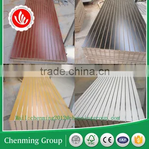 Slotted Melamine Mdf Shelf With Aluminum Bar thumbnail-3