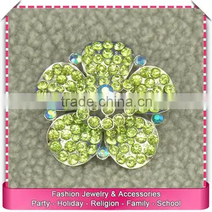 Cheap Rhinestone Brooch for Wedding in Bulk, Cheap Wedding Brooches thumbnail-1