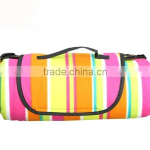 Stripe Pattern Waterproof Printed Picnic Blanket thumbnail-4