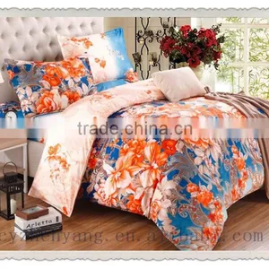 100% Bedsheet 3d Polyester Fabric Home Textile Fabric Brushed Soft Fabric of China thumbnail-2