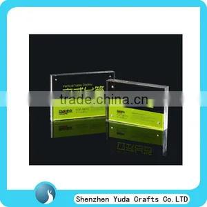 Magnetic Menu Holder Magnetic Clear Holder Business Sign Price Label Card Retail Stand thumbnail-1
