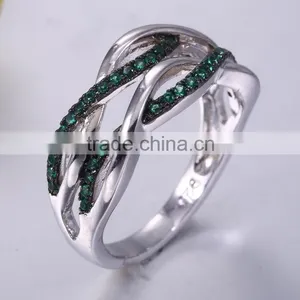 Pair Wedding Ring Silver Puzzle Ring thumbnail-4