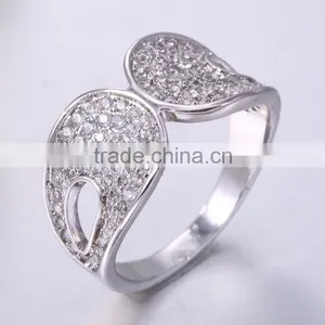 2016 Fashionable Silver Ring Cz Stone Silver Rings For Women thumbnail-5