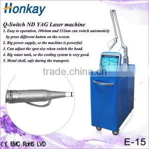 Q-Switch Nd Yag Laser Tattoo Removal System/Q Switched Laser For Tattoo Removal thumbnail-1