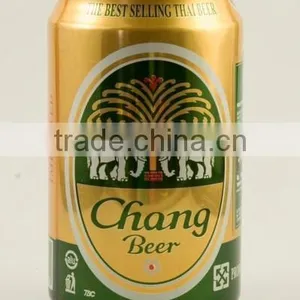 Chang Thai Lager Beer Can 330ml. thumbnail-2