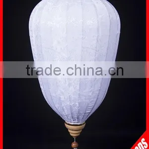 Wholesale 12inch Jacquard White Hanging Lantern for Wedding or Event Decoration thumbnail-2