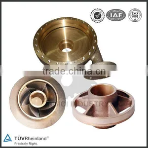 Centrifugal Pump Parts Bronze Sand Casting Bronze Submersible Pump Impeller thumbnail-1